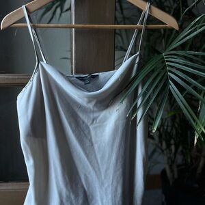 Gray Velvet Tank
